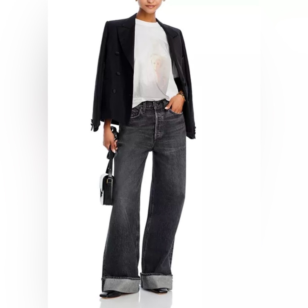 Anine Bing Lili Crewneck Marilyn Monroe Print Tee in Size Medium (NWT)